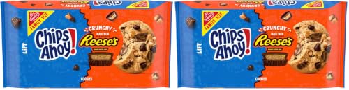 CHIPS AHOY! Reese’s Peanut Butter Cup Chocolate Chip Cookies, Family Size, 14.25 oz