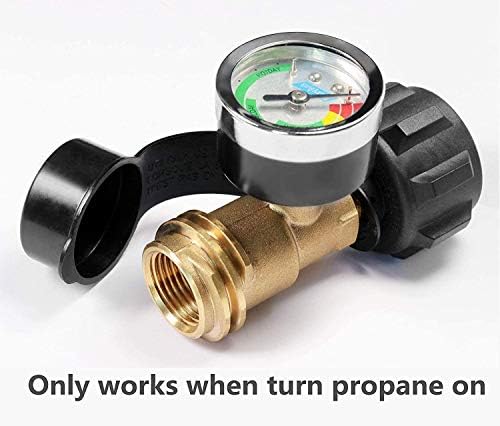 Propane Tank Gauge Level Indicator Leak Detector for 5-40 lb Tanks 2 Pack