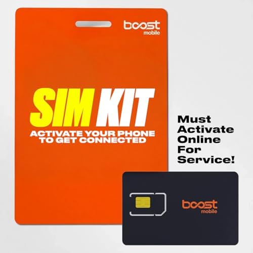 Boost Mobile Pick-a-Plan SIM Kit: Pick Your Plan at Activation | 3-in-1 Universal SIM | 5G/4G LTE Prepaid Wireless | Plans from $25–$60/mo | Works