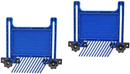 PRS3020 Featherboard for Table Saw, Router Table, Bandsaw, Replace for Kreg Compatible with Standard 3/8" x 3/4" T-slot and Miter Slot, Blue