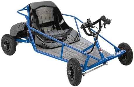 Razor Dune Buggy Electric Ride-On for Kids Ages 8+, 120 lb Max Weight, Blue – 250W Motor, Up to 9 Mph, 40-Min Run Time, Thumb Trigger Throttle