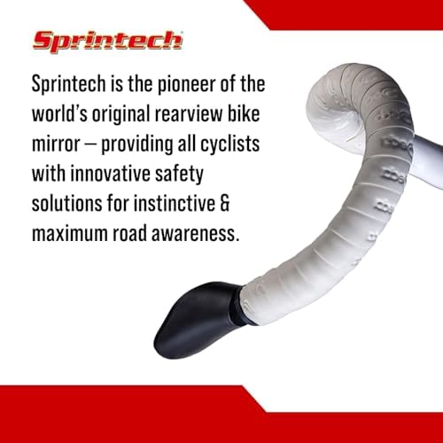 Road Drop Bar Rearview Bike Mirror - Cycling Safety Mirror - Single For Left Side Dropbar