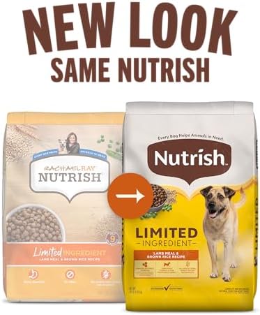 Nutrish Limited Ingredient Dry Dog Food, 6 lb. Bag, (Rachael Ray)