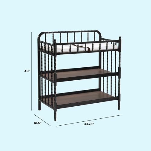 Davinci Jenny Lind Changing Table with Pad in Ebony