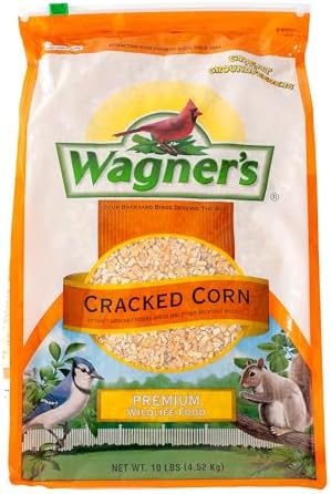 Wagner's 18542 Cracked Corn Wild Bird Food, 10-Pound Bag
