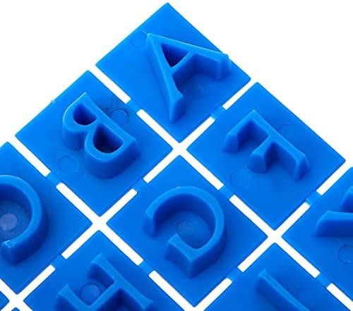 Midwest Products Traditional Letters and Numbers Stepping Stone Stamps (905-20510)