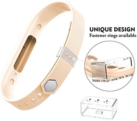 LEEFOX Compatible with Flex 2 band, Adjustable Replacement for Flex 2 Accessory Silicon Wristband w/Fastener Clasp Fitness Strap for Original Flex 2