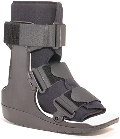OTC Walker Boot Delux Short Low Top Leg Cast, Black, X-Small