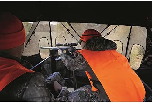 Guide Gear 6 Foot Tripod Hunting Tower Blind, 2-Man Stand Elevated, Hunting Gear Equipment Accessories, 4 by 4