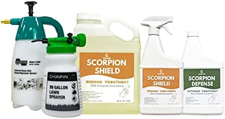 Cedarcide Indoor & Outdoor Scorpion Treatment Kit (Medium) - Cedar Oil Pest Control Sprays - Kills & Repels Scorpions and Other Pests Guaranteed in