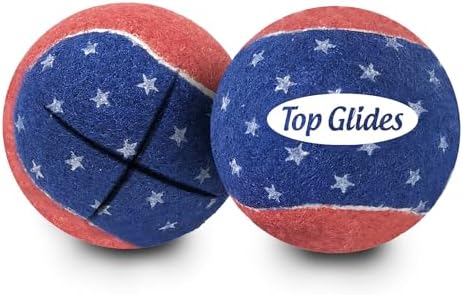 AMP Top Glides Precut Walker Tennis Ball Glides (Gray)