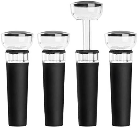 mafiti Set of 4 Wine Stoppers, The Perfect Accessory for Keeping Wine Fresh