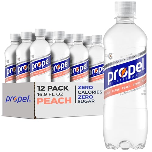 Propel, Kiwi Strawberry, Zero Calorie Sports Drinking Water with Electrolytes and Vitamins C&E, 16.9 Fl Oz (12 Count)