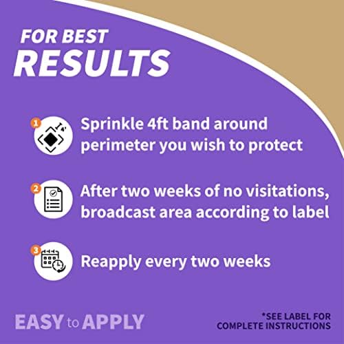 Bonide Go Away! Rabbit, Dog, & Cat Repellent Granules, 3 lbs Ready-to-Use, Keep Dogs off Lawn, Garden, Mulch & Flower Beds | Ready-to-Use, Keep Dogs off Lawn, Garden, Mulch & Flower Beds