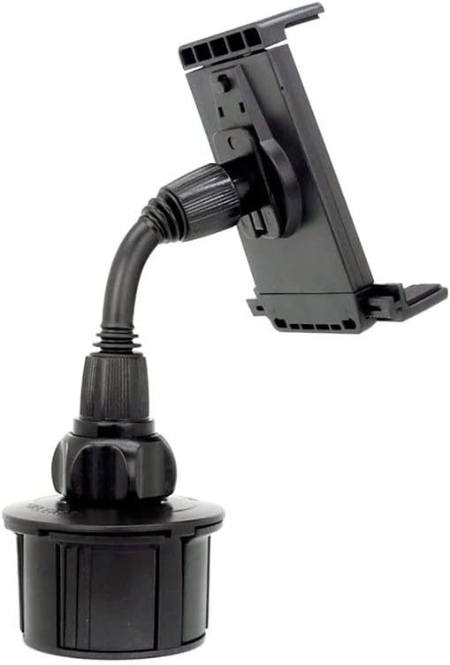 Bracketron Car Cup Holder Mount for Phablet-Style Smartphone & Tablet TomTom Magellan iPhone X 8 Plus iPad Samsung Galaxy Tab S4 S3 Microsoft