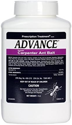 BASF Advance Carpenter Ant Bait Granules, Ready to Use Indoor or Outdoor, Attracts, Kills and Controls Ants, 8 oz