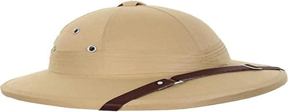 French Army Tropical Pith Helmet in British Khaki