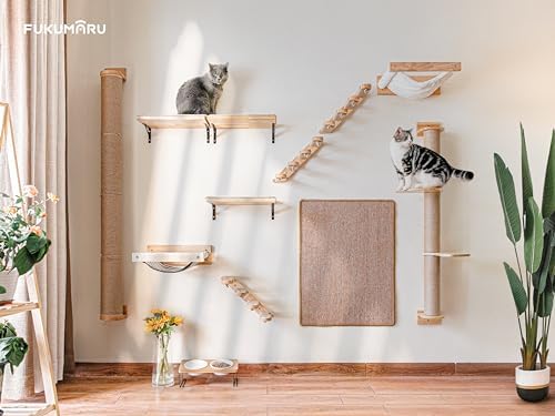 FUKUMARU Cat Scratching Post, 35 x 4.5 Inch