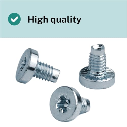 Screws 117327 Suitable as a Replacement Part for IKEA Malm Hemnes Brimnes Beds | Hemnes Brimnes Beds M4 Self-Tapping Struts Replacement Screws (Pack