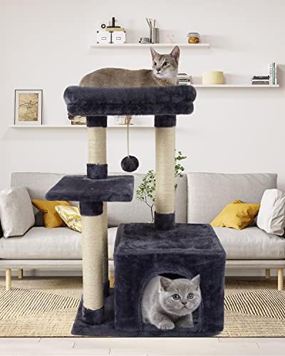 Cute Cat Tree Kitten Cat Tower Condo Cat Furniture Sisal Scratching Posts G