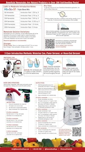 NaturesGoodGuys - Triple Blend Beneficial Nematodes HB+SC+SF (50 Million)