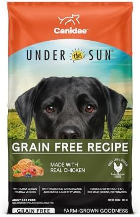 Canidae Under the Sun Premium Dry Dog Food For Puppies, Adults and Senior Dogs, Whitefish Recipe, 23.5 lbs, Grain Free