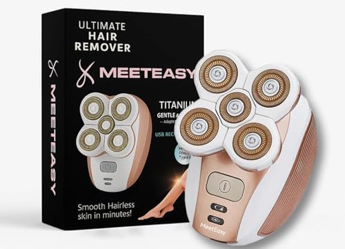 Electric Leg Shaver for Women, Painless Rechargeable Lady Razor
