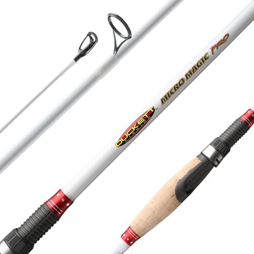 Duckett Fishing Micro Magic Pro Casting, Spinning & Crankin' Rods, Durable, Sensitive and Balanced Multi-Modulus Sensi-Touch Blanks