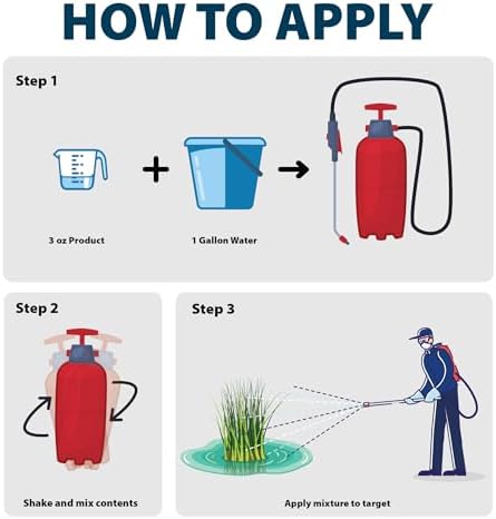 Airmax Shoreline Defense Emergent Weed Control Herbicide, 1 Quart | Concentrated glyphosate treatment controls phragmites, pond grass & cattails in aquatic shoreline areas