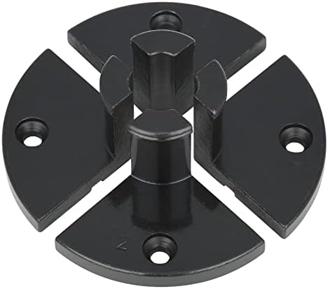 4INCH 4-Jaw Self-Centering Wood Lathe Chuck, 2" Round Jaw Mounted, 1"x8TPI thread & 3/4"x16TPI Adapter, T Allen Wrench, Screw Chuck, SCR4-4