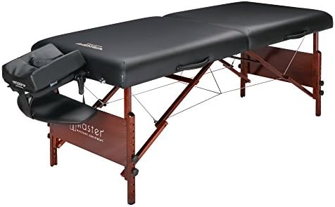 Master Massage 30" Del Ray Pro Portable Massage Table Package, Sand Color, Luxurious with 3" Thick Cushion of Foam