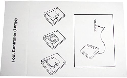 JANOME Foot Controller Large Sewing Machine Memory Craft 9900 11000 12000 [Import from Japan]
