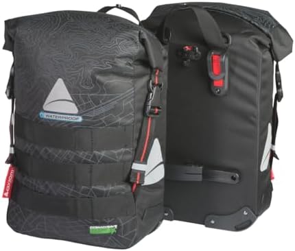 Axiom Monsoon Pannier Ocean Weave 32+ Black Pair