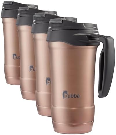Bubba HERO Vacuum-Insulated Stainless Steel Travel Mug with Handle, 18 oz, Gunmetal