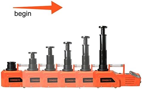 EAMBRITE 12V DC Heavy Duty 15 Ton 33000lbs Hydraulic Car Floor Jack with LED Light Electric Car Jack for SUV and RV, Trucks, Sedan, Van