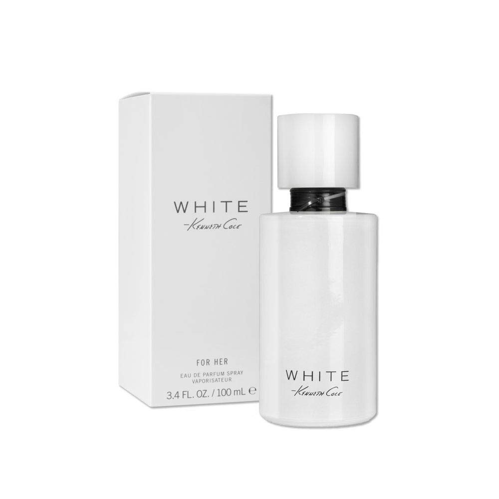 Kenneth Cole White for Her Body Mist for Women, Notes of Mandarin, Vanilla, Musk, and Orchid, Fruity, Fresh, Feminine Scent, Long-Lasting, Everyday Wear Fragrance, 8 Fl oz