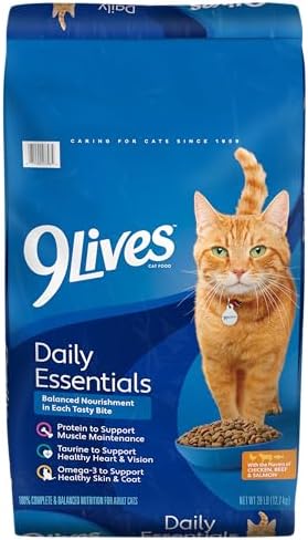 9Lives Daily Essentials Dry Cat Food, 20 Pound Bag