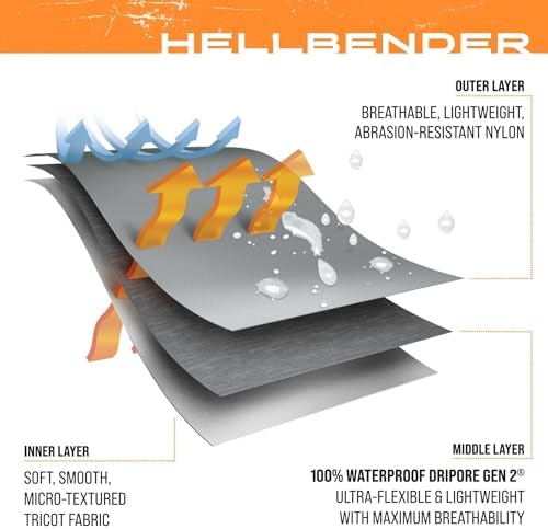 FROGG TOGGS Hellbender Breathable Waterproof Stockingfoot Fishing Chest Wader for Fishing