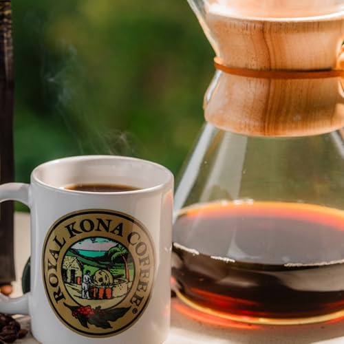ROYAL KONA COFFEE Whole Bean - 100% Hawaiian Kona Coffee, Private Reserve, Medium Roast, (Pack of 2)