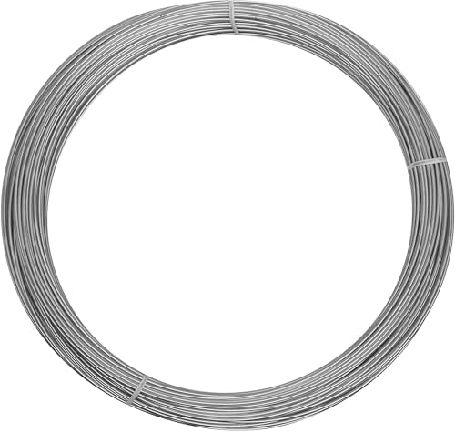 National Hardware Wire Mesh, 12 Gauge x 100 ft Roll, Galvanized Steel | Rust-Resistant Fencing Wire for Chicken Coops, Garden Beds, Animal Pens and Crafts; 300 lb Load Limit