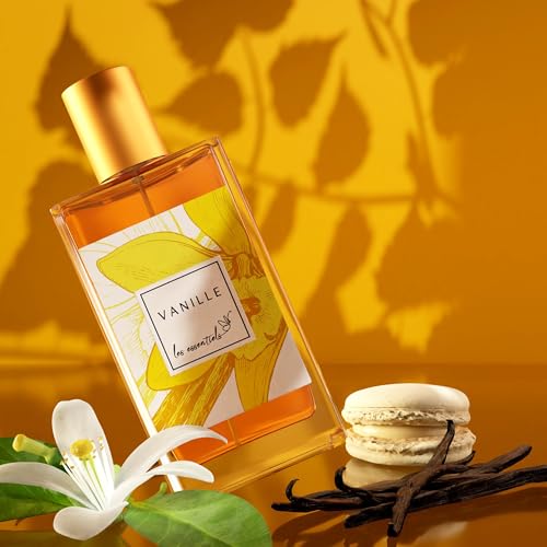 Les Essentiels Vanille EDP Spray - Floral Amber Fragrance - Perfume for Women - Opens with Notes of Jasmine and Ylang Ylang - 2.7 oz