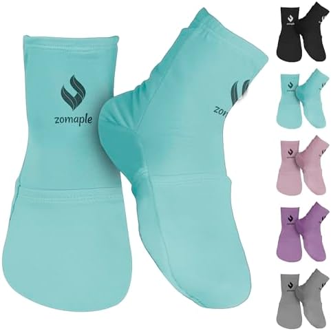 Zomaple Cold Therapy Socks, 2 Gel Packs for Neuropathy & Hot Feet Comfort