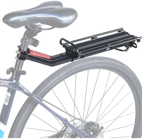Lumintrail Bike Cargo Rack, Seatpost Mounted Bicycle Luggage Carrier with 20 LBs Weight Capacity for Trunk Bags