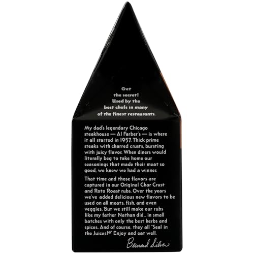Char Crust Dry-Rub Seasoning, Roasted Garlic Peppercorn, 4 oz