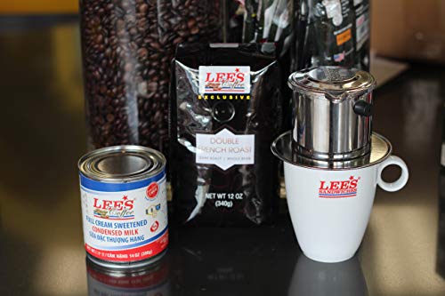Lee's Coffee Exclusive Whole Bean Coffee, French Roast, 12 Ounce