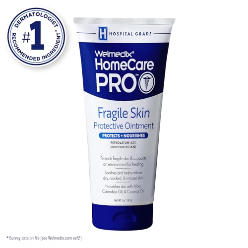 Welmedix Healing Ointment for Dry Skin - Skin Protection Barrier Cream | Hospital Grade Intensive Healing Ointment - Moisturizer for Very Dry, Cracked Skin - 5oz Tube