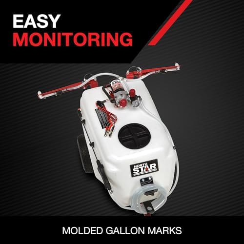 NorthStar 31-Gallon Tow-Behind Boom/Spot Sprayer, 2.2 GPM, 12V, 70 PSI | NSQ on-demand pump, Spring-loaded breakaway boom, Wide-area coverage
