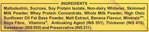 Endura Mass Weight Gainer Powder 500g Banana Flavour | Unique blend of 3 Sources of Protein, Carbs
