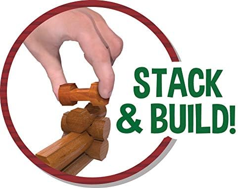 Lincoln Logs – Fun On The Farm - 102 Parts - Real Wood Logs - Ages 3+