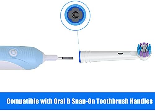 Replacement Toothbrush Heads for Oral-B, 4 Pack Replacement Heads Compatible with Oral B Braun Electric Toothbrush, 1 Count (Pack of 4)